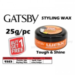 9353 Gatsby Styling Wax 25g - Tough & Shine - Buy1Get1free